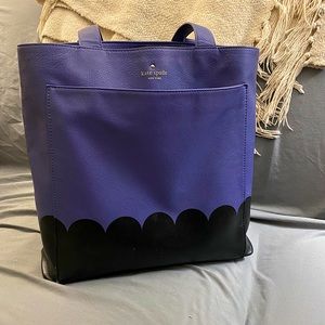 Kate spade large tote blue